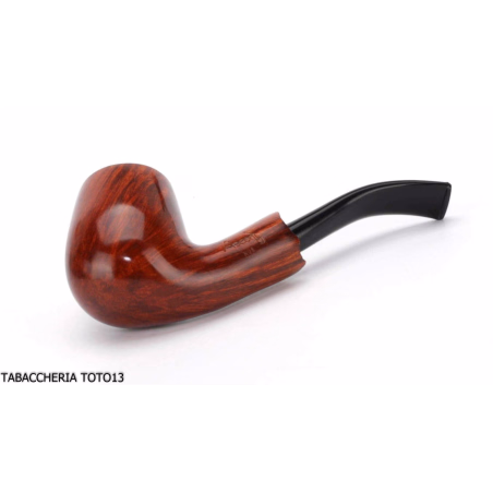 Ascorti Nus curved Bent Billiard pipe natural root - Tobacco Pipes - Natural root