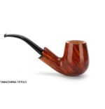 Ascorti Nus gebogenes Tabakpfeife Bent Billiard natürliche Wurzel - Tabakpfeifen
