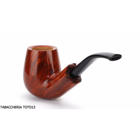 Ascorti Nus curved Bent Billiard pipe natural root - Tobacco Pipes - Natural root
