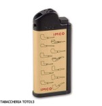 Imco pipe lighter with gold-colored tools and logos - Lighters - Metal