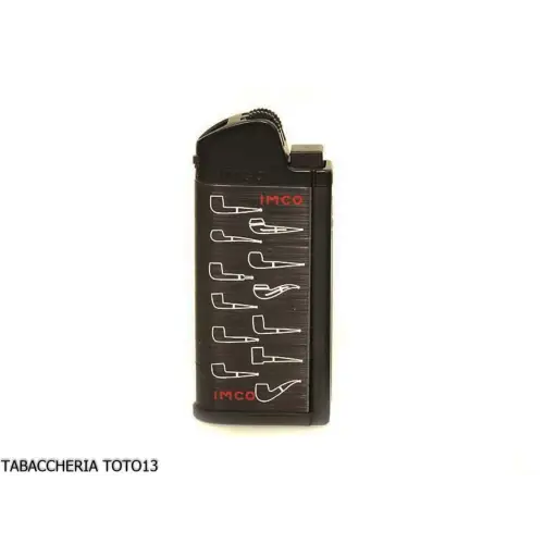 Briquet à pipe Imco avec outils, noir avec logos - Briquets - Métal
