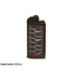 IMCO - IMCO Pfeifenfeuerzeug mit schwarzem Getriebe mit Logos