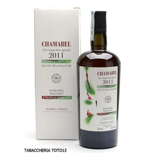 Chamarel 2011 Pure Single rum Warren Khong Vol.55,5% Cl.70 - Destilliert