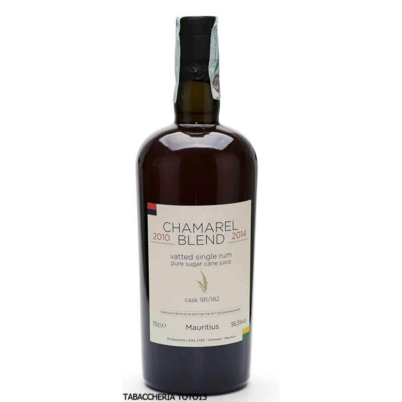 Chamarel 2010 blend 2014 Single rum 70th Velier Vol.56,5% Cl.70 - Chamarel distillery