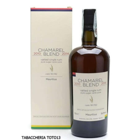Chamarel 2010 blend 2014 Single rum 70th Velier Vol.56,5% Cl.70
