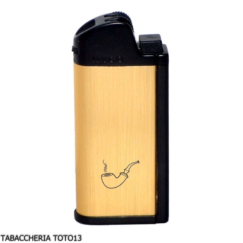 Imco Pipe Lighter with Tools, Gold-Colored - Lighters - Metal