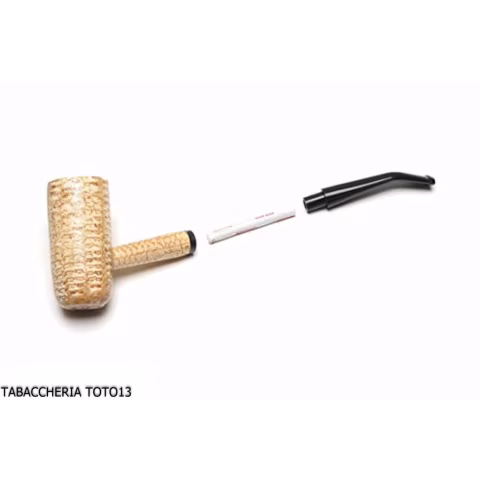 Missouri Meerschaum General pipa para fumar tabaco en maíz curvado - Pipas de Tabaco