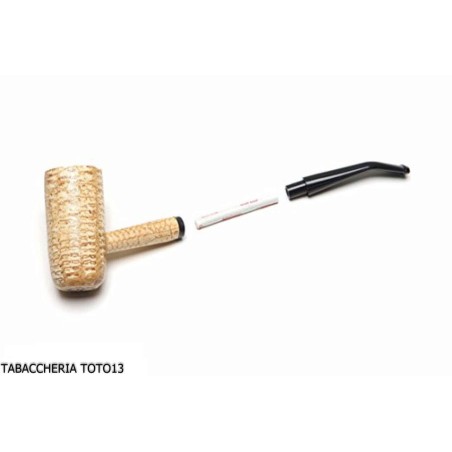 Missouri Meerschaum General smoking pipe for tobacco in curved corn - Tobacco Pipes - Cob
