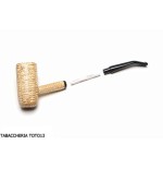 Missouri Meerschaum General smoking pipe for tobacco in curved corn - Tobacco Pipes - Cob