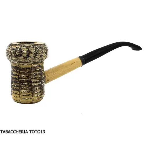 Missouri Meerschaum Patriot pipe à fumer pour le tabac dans du maïs incurvé - Pipe Pour le Tabac - Cob