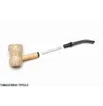 Missouri Meerschaum great Dane pipa in pannocchia curva - Pipe