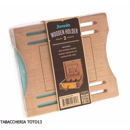 Boveda contenitore in legno per 2 buste humidor control - Umidificazione & Manutenzione