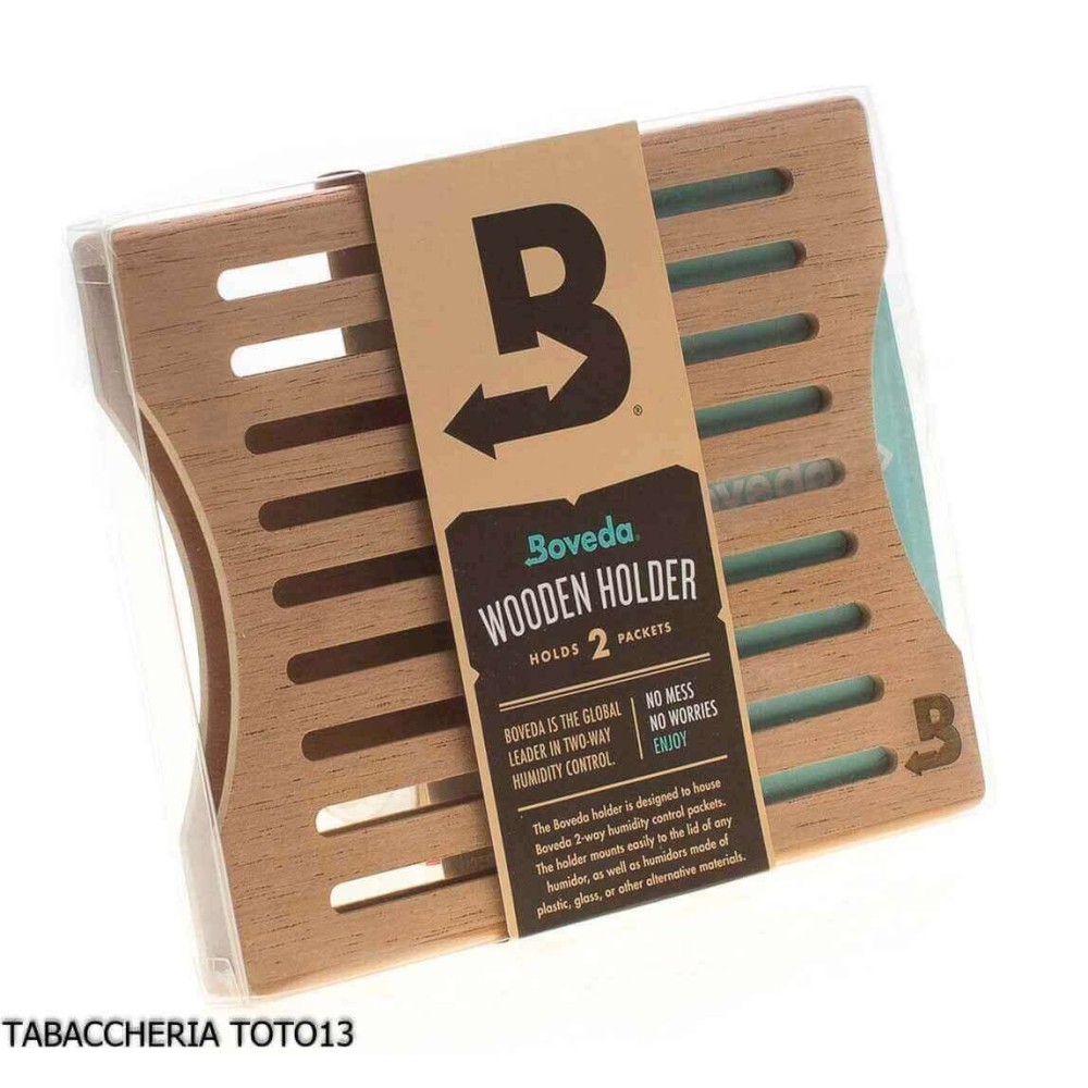 Boveda container en bois pour 2 sacs de commande humidor - Humidification et maintenance