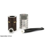 Tsuge Thunderstorm silver G9 Windschutzscheibe Tabakpfeife - Tabakpfeifen