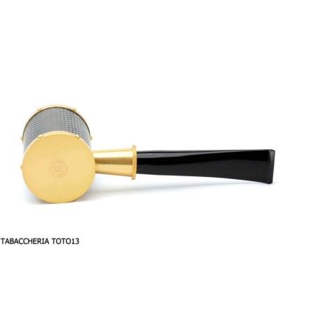 Tsuge Yoroi G9 pipa de tabaco cubierta con fibra de carbono y oro - Pipas de Tabaco