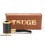 Tsuge Yoroi G9 Tabakpfeife mit Kohlefaser und Gold bedeckt - Tabakpfeifen