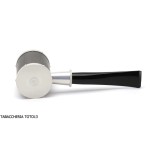 Tsuge Yoroi G9 pipa de tabaco cubierta con fibra de carbono y plateado - Pipas de Tabaco