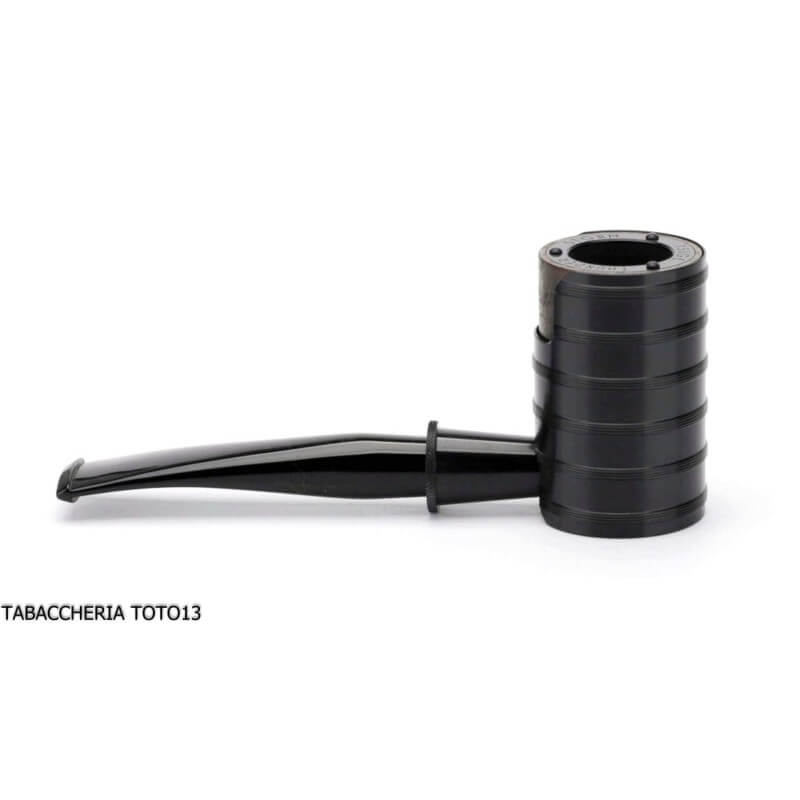 Tsuge Thunderstorm Black G9 tuyau de fumer recouvert de métal noir