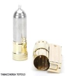Imco Super Triplex golden petrol lighter with logo - Lighters - Brass