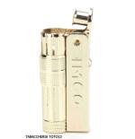 Imco Super Triplex golden petrol lighter with logo - Lighters - Brass