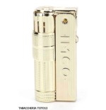Imco Super Triplex golden petrol lighter with logo - Lighters - Brass
