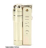 Imco Super Triplex golden petrol lighter with logo - Lighters - Brass