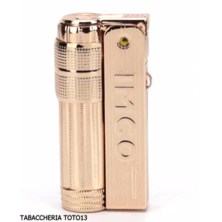 Imco Super Triplex briquet à essence couleur cuivre avec logo-IMCO