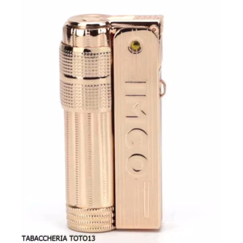 Imco Super Triplex copper-colored petrol lighter with logo - Lighters - Metal