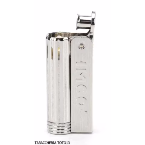 Imco Junior avec logo briquet à essence chrome - Briquets - Laiton