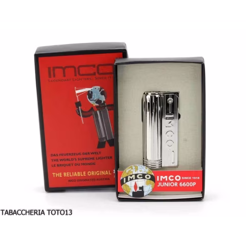 Imco Junior avec logo briquet à essence chrome - Briquets - Laiton