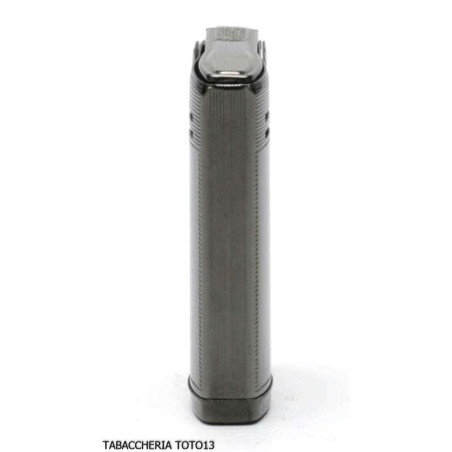 Imco Streamline leichter Benzin Chrom schwarz glatt - Feuerzeuge