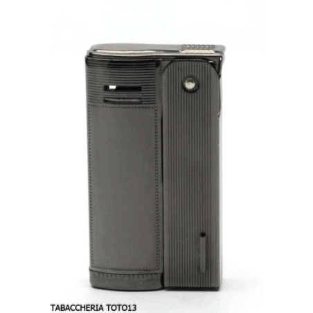 Imco Streamline leichter Benzin Chrom schwarz glatt - Feuerzeuge