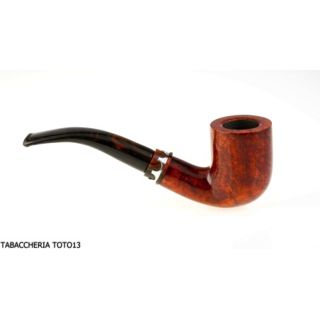 Dark curly briar pipe by Montini-Montini