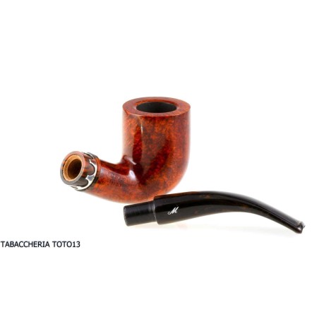 Dark curly briar pipe by Montini-Montini