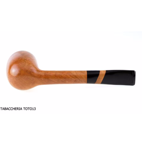 Brebbia pipe "a" line natural root biliard model - Tobacco Pipes - Natural root