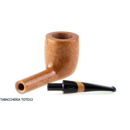 Brebbia pipe "a" line natural root biliard model - Tobacco Pipes - Natural root