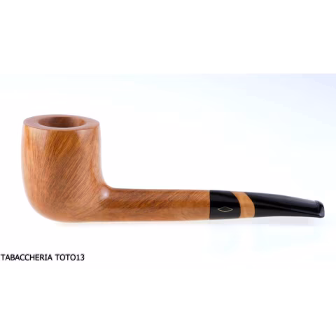 Brebbia pipe "a" line natural root biliard model - Tobacco Pipes - Natural root
