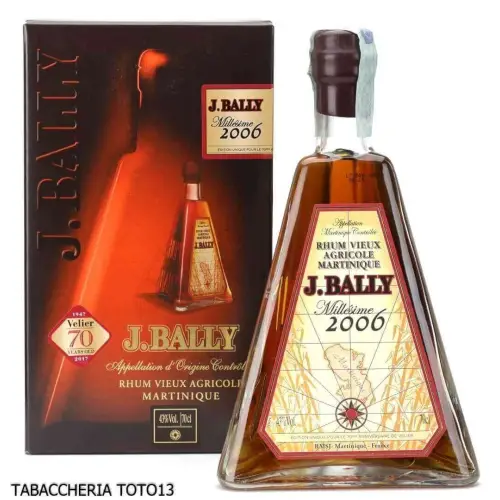 J. Bally rum 2006 Bottiglia Piramides 70th Velier Vol.43% Cl. 70 - Distillati