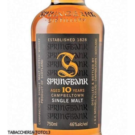 Springbank 10 Y.O. Single Malt old release Vol.46% Cl.70 Springbank Distillery Whisky Whisky