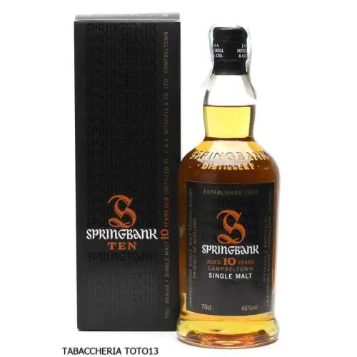 Springbank 10 Y.O. Single Malt old release Vol.46% Cl.70 - Spiritueux
