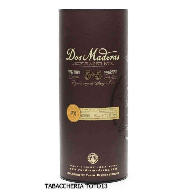 Dos Maderas rum 5+5 Anos Vol. 40% Cl.70 - Williams & Humbert