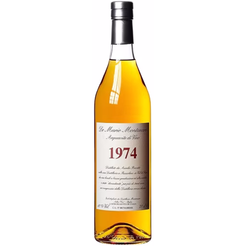 Brandy Montanaro distillery 1974 high degree Vol.52% CL.70 - Spirits - Grapes