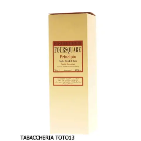 Foursquare Principia Single Blended Rum Vol.62% Cl.70 - Spirits - Molasses