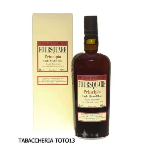Foursquare Principia Single Blended Rum Vol.62% Cl.70 - Spirits - Molasses