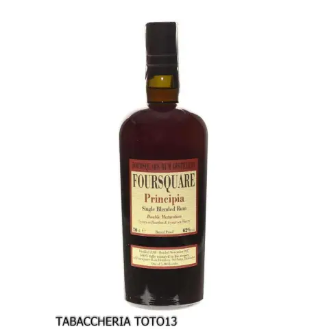 Foursquare Principia Single Blended Rum Vol.62% Cl.70 - Spirits - Molasses