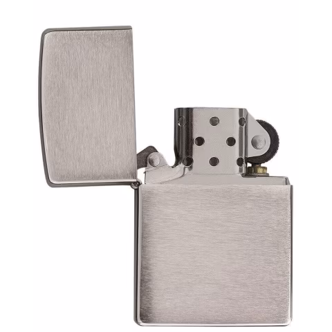 Zippo regular brush chrome accendino antivento a benzina - Accendini