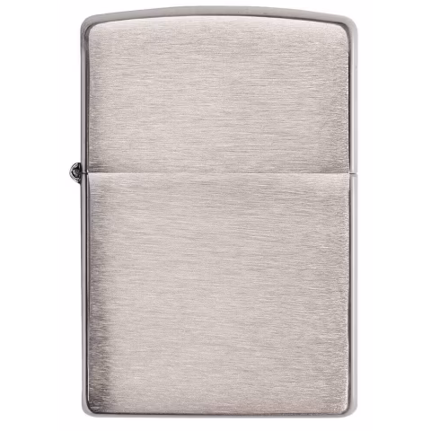 Zippo regular brush chrome windproof gasoline lighter - Lighters - Brass