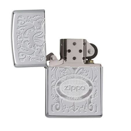  Zippo Lighter, Zippo, an American Classic, Engraved - Street  Chrome 81072 : Health & Household