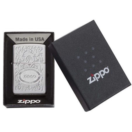 Zippo de combustible acabado american classic espejo del cromo - Alumbradores