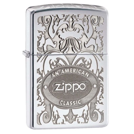 Zippo de combustible acabado american classic espejo del cromo - Alumbradores